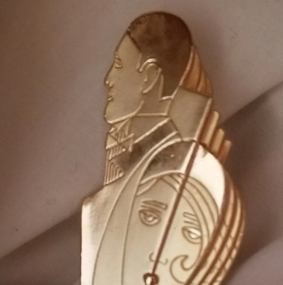 Vintage  Abstract Deco brooch‎ - Picture 2 of 8